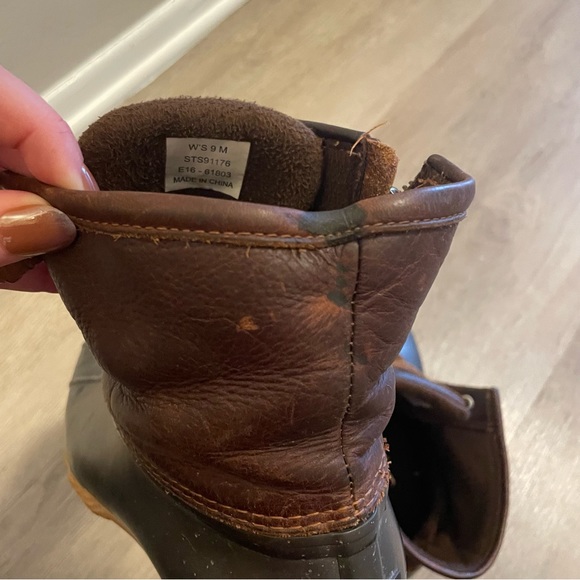Sperry Brown Saltwater Duck Boots Winter 9 - Picture 8 of 13